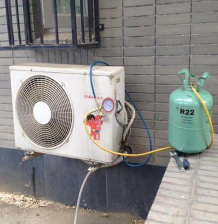 丁青空调加氟